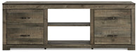 Trinell 72" TV Stand with Electric Fireplace - Affordable Home Luxury