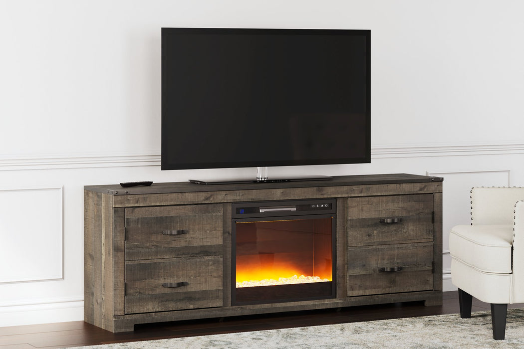 Trinell TV Stand with Electric Fireplace - Affordable Home Luxury