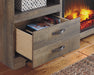 Trinell 63" TV Stand with Electric Fireplace - Affordable Home Luxury