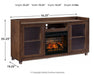 Starmore 70" TV Stand with Electric Fireplace - Affordable Home Luxury