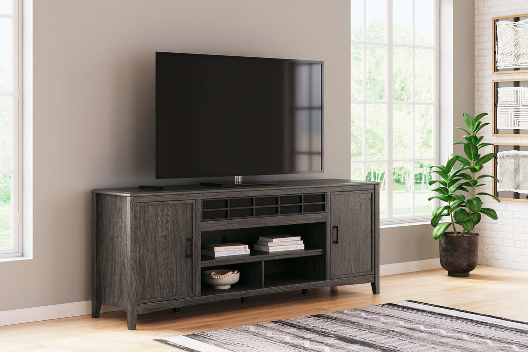 Montillan 84" TV Stand with Electric Fireplace - Affordable Home Luxury