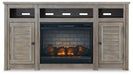 Moreshire 72" TV Stand with Electric Fireplace - Affordable Home Luxury