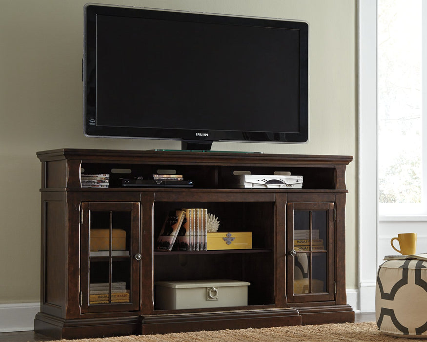 Roddinton 72" TV Stand with Electric Fireplace - Affordable Home Luxury