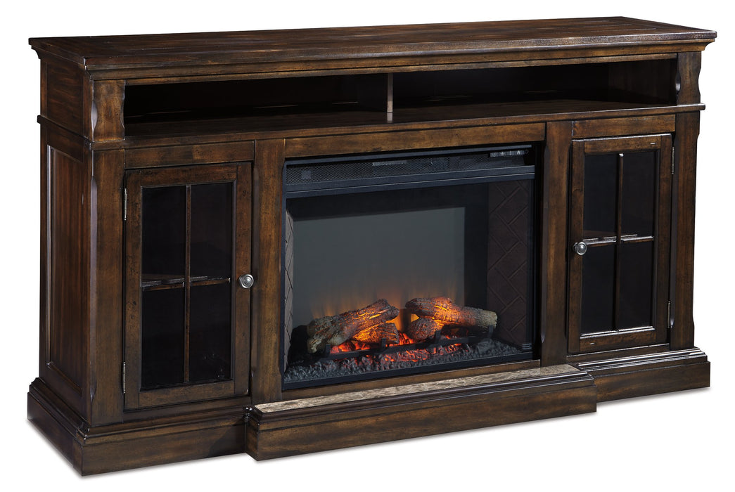 Roddinton 72" TV Stand with Electric Fireplace - Affordable Home Luxury