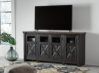 Tyler Creek 74" TV Stand - Affordable Home Luxury