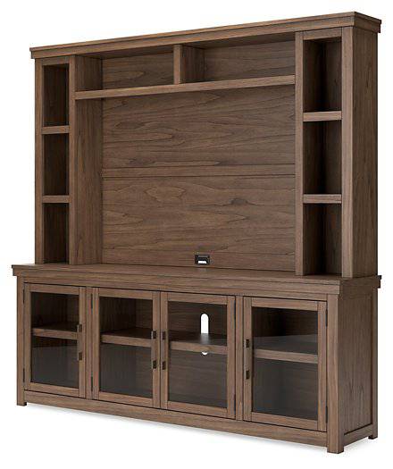 Boardernest 85" TV Stand with Hutch - Affordable Home Luxury