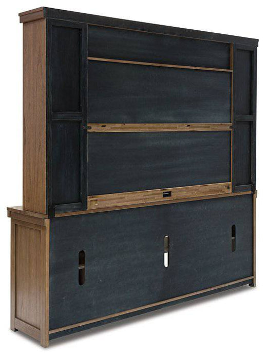 Boardernest 85" TV Stand with Hutch - Affordable Home Luxury