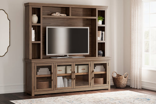 Boardernest 85" TV Stand with Hutch - Affordable Home Luxury