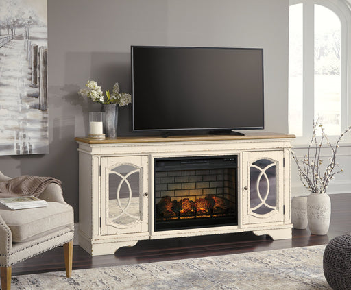 Realyn 74" TV Stand with Electric Fireplace - Affordable Home Luxury