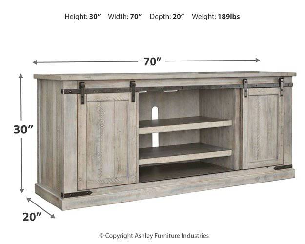 Carynhurst 70" TV Stand - Affordable Home Luxury