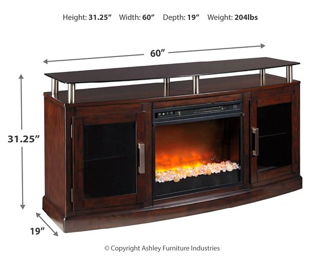 Chanceen 60" TV Stand with Electric Fireplace - Affordable Home Luxury