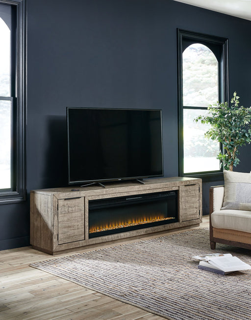 Krystanza TV Stand with Electric Fireplace - Affordable Home Luxury