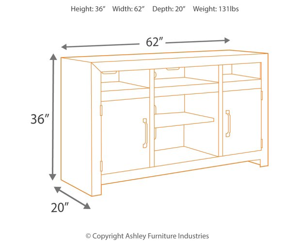 Sommerford 62" TV Stand - Affordable Home Luxury