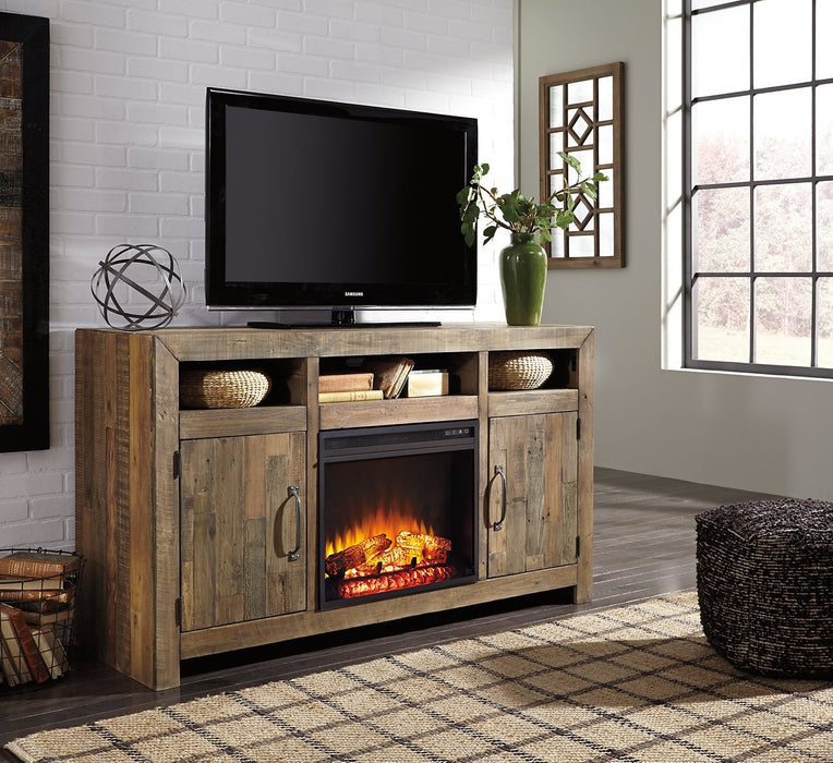 Sommerford 62" TV Stand with Electric Fireplace - Affordable Home Luxury