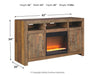 Sommerford 62" TV Stand with Electric Fireplace - Affordable Home Luxury