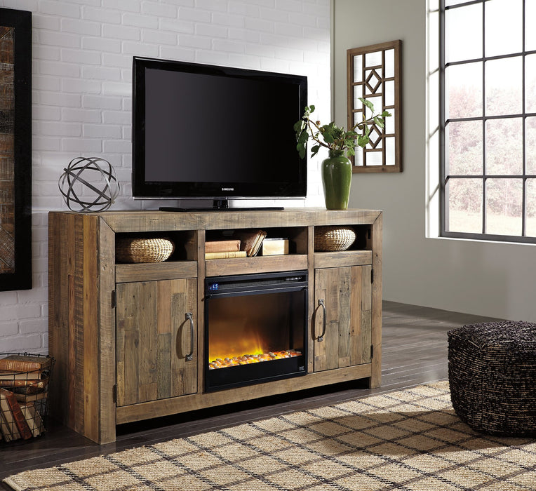 Sommerford 62" TV Stand with Electric Fireplace - Affordable Home Luxury