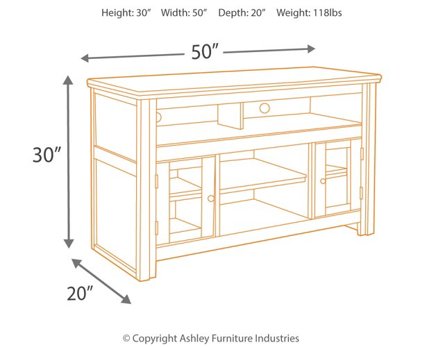 Harpan 50" TV Stand - Affordable Home Luxury