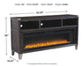 Todoe 65" TV Stand with Electric Fireplace - Affordable Home Luxury