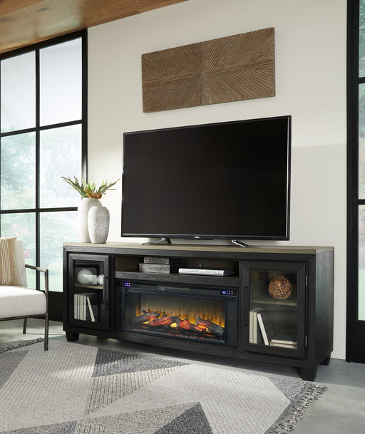 Foyland 83" TV Stand with Electric Fireplace - Affordable Home Luxury