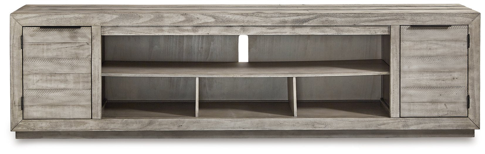 Naydell 92" TV Stand with Electric Fireplace - Affordable Home Luxury