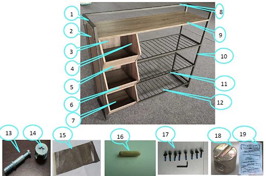 Maccenet Shoe Rack - Affordable Home Luxury